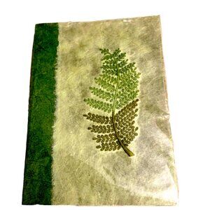 Recycled Paper Embroidered Journal